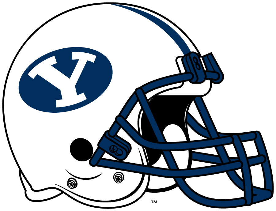Brigham Young Cougars 2010-2014 Helmet Logo DIY iron on transfer (heat transfer)